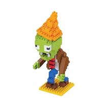 Conjunto De Blocos De Montar Plants Vs Zombies, Personagens Do Jogo De Videogame Peashooter E