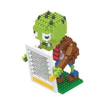 Conjunto De Blocos De Montar Plants Vs Zombies, Personagens Do Jogo De Videogame Peashooter E