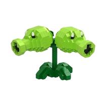 Conjunto De Blocos De Montar Plants Vs Zombies, Personagens Do Jogo De Videogame Peashooter E
