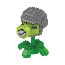 Conjunto De Blocos De Montar Plants Vs Zombies, Personagens Do Jogo De Videogame Peashooter E