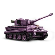 Conjunto de Blocos de Montar Tanque Pesado Tiger 1:28 da Toy Player Conjunto de Blocos de Montar Tanque Pesado Tiger 1:28 da Toy Player