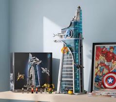 Conjunto de Blocos de Montar Torre dos Vingadores 5201 Peças + 31 Mini Figures Marca Mega Conjunto de Blocos de Montar Torre dos Vingadores 5201 Peças + 31 Mini Figures Marca Mega