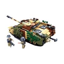 Conjunto De Blocos De Montar Veículo De Combate Blindado Stug III Da Segunda Guerra Mundial 524PCS