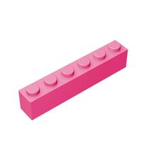 Conjunto de blocos de tijolos TTEHGB TOY Classic Bulk 1x6 100 peças