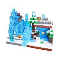 Conjunto De Blocos Magnéticos 100PCS Brinquedo De Construção Castelo Congelado Para Crianças Meninos