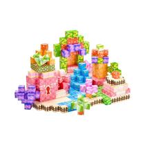 Conjunto De Blocos Magnéticos 25-128 Peças Brinquedos STEM Para Crianças 3+ Empilháveis Presentes De