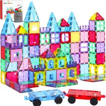 Conjunto de Blocos Magnéticos HAPPYMATY 142 Peças STEM Antibacteriano Conjunto de Blocos Magnéticos HAPPYMATY 142 Peças STEM Antibacteriano