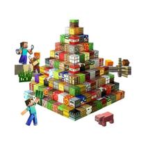 Conjunto De Blocos Magnéticos Para Crianças a Partir De 3 Anos, Cubo Mundo Mine DIY Modelo Brinquedo
