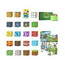 Conjunto De Blocos Magnéticos Para Crianças a Partir De 3 Anos Mundo Do Mina Cubo Modelo DIY