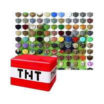 Conjunto De Blocos Magnéticos Para Crianças, Brinquedo De Montagem DIY, Caixa De Armazenamento TNT