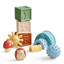 Conjunto de blocos sensoriais Itzy Ritzy de 10 peças com blocos macios