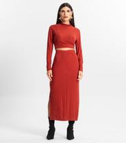 Conjunto de Blusa Com Saia Endless Vermelho