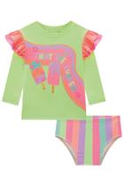 Conjunto de Blusa e Calcinha em Malha com Proteção Uv 50+ 69550 Kukiê Conjunto de Blusa e Calcinha em Malha com Proteção Uv 50+ 69550 Kukiê
