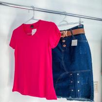 Conjunto de blusa e saia jeans Conjunto de blusa e saia jeans