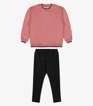 Conjunto de Blusão Com Legging Trick Nick Rosa