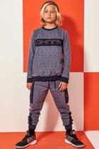 Conjunto de Blusão e Calça Jogger em Moletom Flamê Intense Johnny 50810