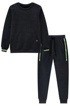Conjunto de Blusão e Calça Jogger em Moletom sem Pelúcia Johnny 50812
