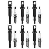 Conjunto de bobinas de ignição e velas de ignição compatível com BMW 3.0L Conjunto de bobinas de ignição e velas de ignição compatível com BMW 3.0L