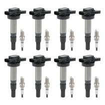 Conjunto de Bobinas de Ignição e Velas de Ignição DICMIC para V8 4.2L - 8 Peças