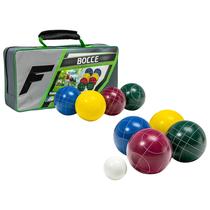 Conjunto de bocha Franklin Sports Regulation 90 mm com bolsa - Adulto