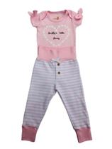 Conjunto de Body e Mijão "Daddy's Little Daisy" - 2 Peças