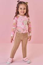Conjunto de body em malha comfy e calca legging em cotton bege Conjunto de body em malha comfy e calca legging em cotton bege