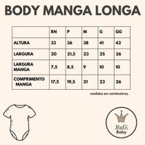 Conjunto de Body Manga Longa e Calça com Pé Reversível Liso MaGi Baby Conjunto de Body Manga Longa e Calça com Pé Reversível Liso MaGi Baby