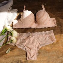 Conjunto de Bojo inteiro rendado com base de espuma Deissy moda intima