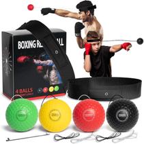 Conjunto de bolas Boxing Reflex QINCLEARSA, faixa de cabeça ajustável de 4 níveis