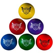 Conjunto de bolas de Dodgeball Franklin Sports Superskin Coated Foam x6