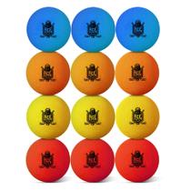 Conjunto de bolas de espuma ACE HOCKEY Mini Hockey, pacote com 12 unidades, cofre interno Conjunto de bolas de espuma ACE HOCKEY Mini Hockey, pacote com 12 unidades, cofre interno