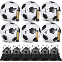 Conjunto de bolas de futebol Ceenna tamanho 5 com bomba e bolsa de 22 cm Conjunto de bolas de futebol Ceenna tamanho 5 com bomba e bolsa de 22 cm