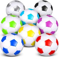 Conjunto de bolas de futebol HyDren de 8 peças, tamanho 3 a 18 cm com bomba