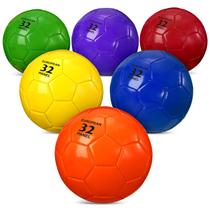 Conjunto de bolas de futebol HyDren tamanho 3, colorido de 18 cm, 6 peças com bomba