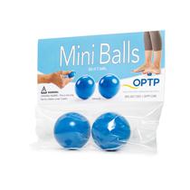 Conjunto de bolas de massagem OPTP Mini Balls de 40 mm de diâmetro (2 peças)