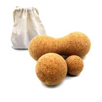 Conjunto de Bolas de Massagem Rreadean em Cortiça 13,7 x 6,1 x 4,3 cm 3 peças Conjunto de Bolas de Massagem Rreadean em Cortiça 13,7 x 6,1 x 4,3 cm 3 peças