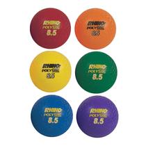 Conjunto de bolas de playground Champion Sports Rhino Poly 21,6 cm, 6 unidades