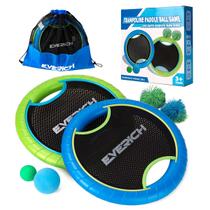 Conjunto de bolas de remo de trampolim EVERICH TOY com 2 pás e 4 bolas