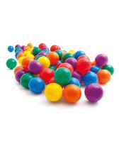 Conjunto de bolas divertidas de plástico Intex, pacote com 100 para poços de bolas e piscinas