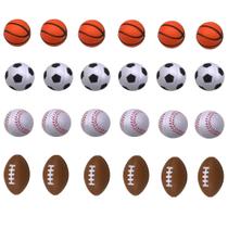 Conjunto de bolas esportivas de espuma SHXSTORE para crianças, mini futebol e basquete