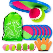 Conjunto de bolas Toss and Catch Ball Tulyra, jogos ao ar livre para crianças/adultos Conjunto de bolas Toss and Catch Ball Tulyra, jogos ao ar livre para crianças/adultos
