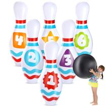 Conjunto de Boliche Inflável Gigante JOYIN - Para Crianças e Adultos