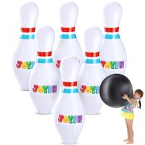 Conjunto de boliche inflável gigante JOYIN para crianças e adultos Conjunto de boliche inflável gigante JOYIN para crianças e adultos