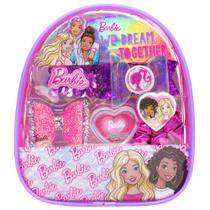 Conjunto de bolsa de presente de maquiagem cosmética Townley Girl Barbie 3+ Years Conjunto de bolsa de presente de maquiagem cosmética Townley Girl Barbie 3+ Years