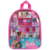 Conjunto de bolsa de presente de maquiagem cosmética Townley Girl Barbie com mochila