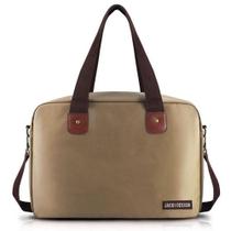 Conjunto De Bolsa Para Academia E Bolsa De Porta Sapato Bege