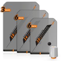 Conjunto de bolsas de armazenamento, bomba sem fio recarregável Vacbird, pacote com 15 Conjunto de bolsas de armazenamento, bomba sem fio recarregável Vacbird, pacote com 15