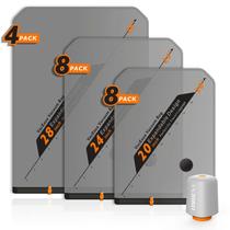 Conjunto de bolsas de armazenamento com bomba sem fio recarregável Vacbird, pacote com 20 Conjunto de bolsas de armazenamento com bomba sem fio recarregável Vacbird, pacote com 20