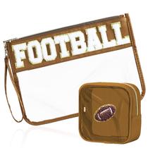 Conjunto de bolsas de cosméticos BuyCard Football Makeup Bag, 2 unidades Conjunto de bolsas de cosméticos BuyCard Football Makeup Bag, 2 unidades