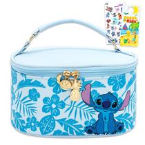 Conjunto de bolsas de cosméticos Disney Stitch Travel + Adesivos